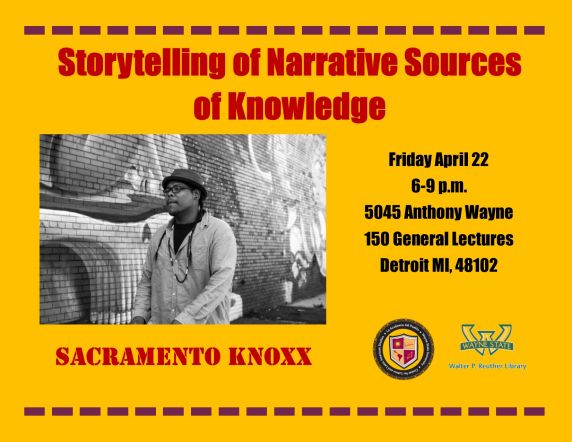 Sacramento Knoxx and Storytelling Event